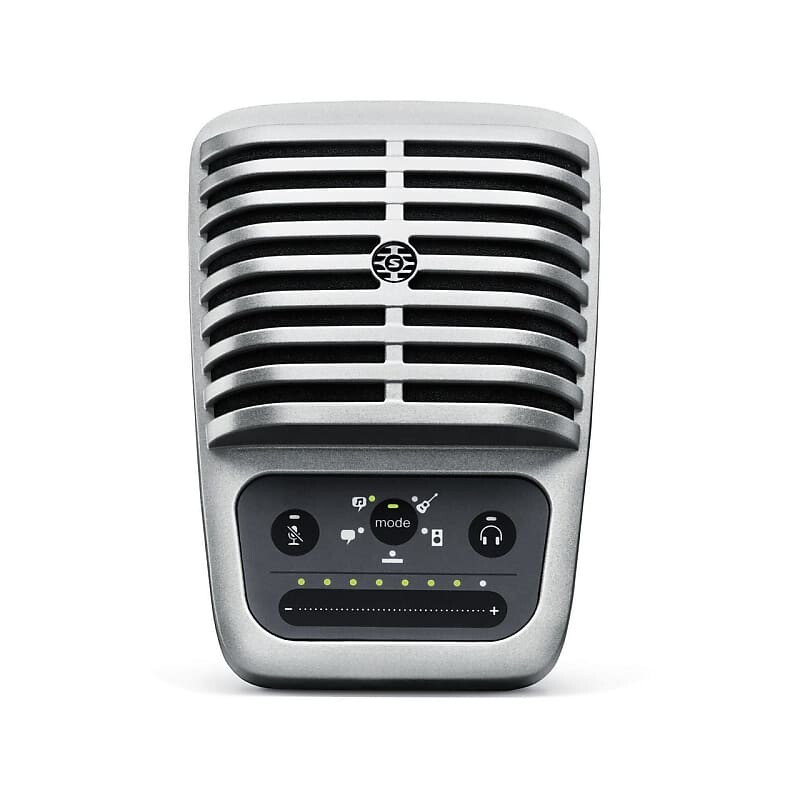 Конденсаторный микрофон Shure MOTIV MV51 iOS / USB Large Diaphragm Condenser Microphone
Конденсаторный микрофон Shure MOTIV MV51 iOS / USB Large Diaphragm Condenser Microphone