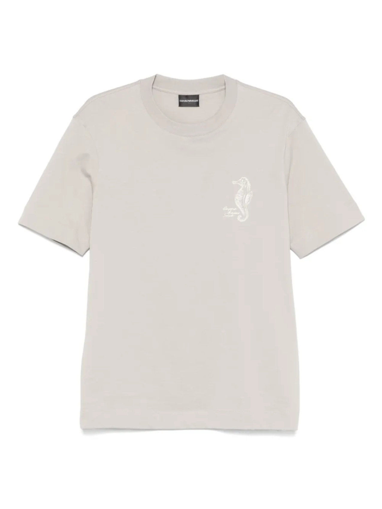 Футболка с вышитым логотипом Emporio Armani, серый
Футболка с вышитым логотипом Emporio Armani, серый