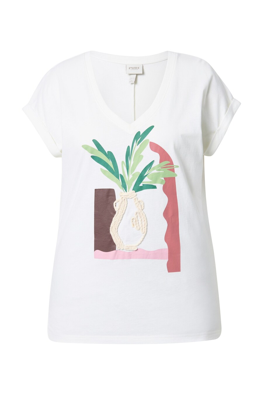 Рубашка Ulla Popken, от белого
Рубашка Ulla Popken, от белого