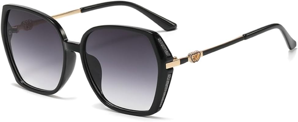 Модные квадратные солнцезащитные очки для женщин, стильные солнцезащитные очки в винтажном стиле, градиентные, с защитой от УФ-излучения UV400, в уличном стиле SLCHJXS, Black
Модные квадратные солнцезащитные очки для женщин, стильные солнцезащитные очки в винтажном стиле, градиентные, с защитой от УФ-излучения UV400, в уличном стиле SLCHJXS, Black