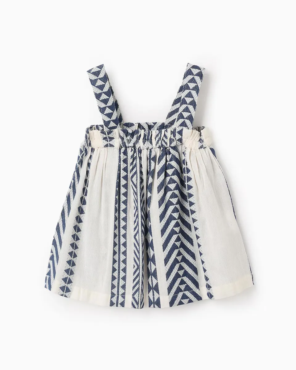 Блуза на бретелях для девочек с племенным принтом Zippy, тёмно-синий
Блуза на бретелях для девочек с племенным принтом Zippy, тёмно-синий