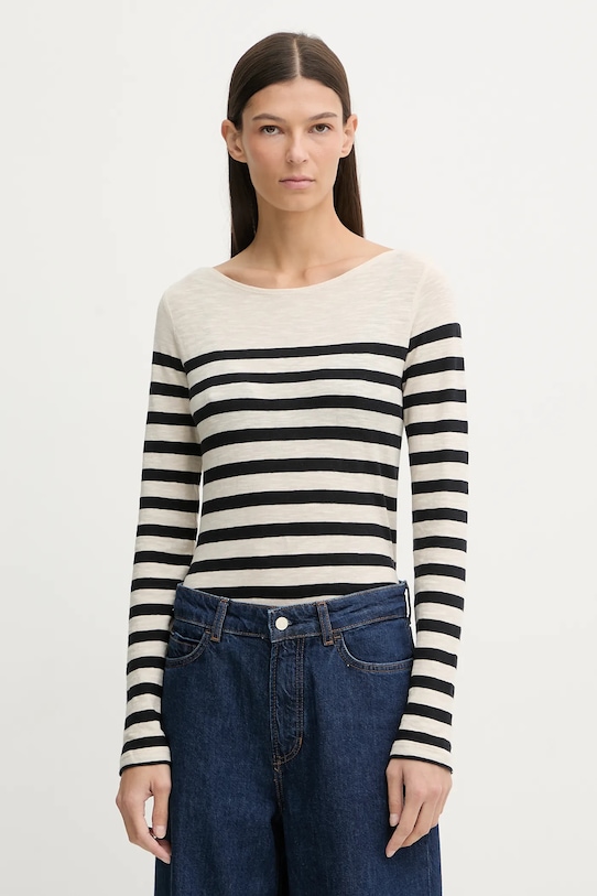 Хлопковый лонгслив Marc O'Polo, бежевый
Хлопковый лонгслив Marc O'Polo, бежевый