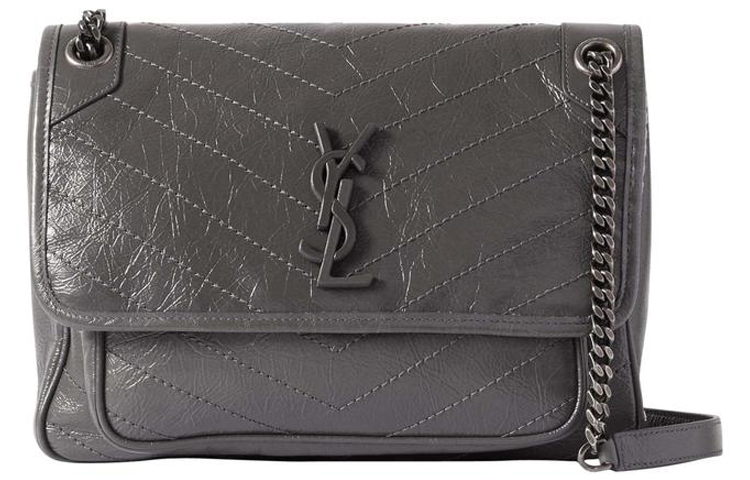 SAINT LAURENT Сумка-хобо из коровьей кожи, сумка через плечо, женская, серо-белая, среднего размера
SAINT LAURENT Сумка-хобо из коровьей кожи, сумка через плечо, женская, серо-белая, среднего размера