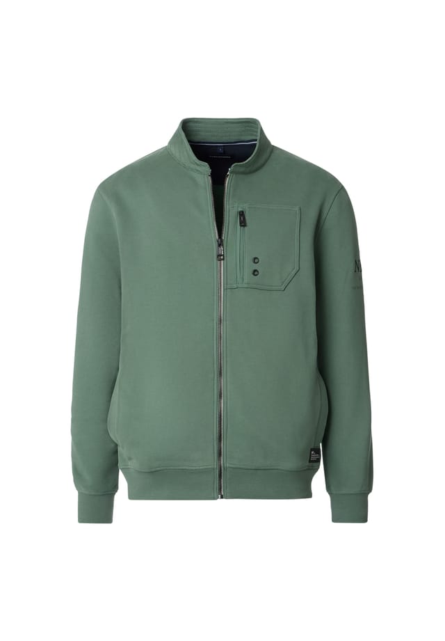 Простая толстовка куртка Casamoda, зеленый
Простая толстовка куртка Casamoda, зеленый