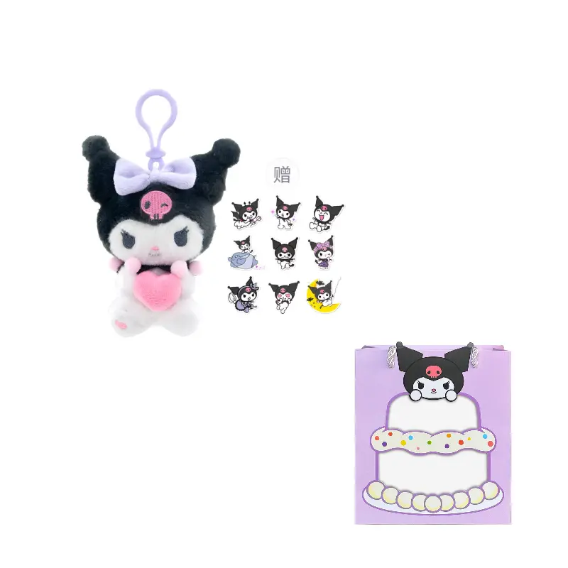 Sanrio Кулон из плюша, Kuromi Sweetheart Charm (Includes 1 Sticker Box)
Sanrio Кулон из плюша, Kuromi Sweetheart Charm (Includes 1 Sticker Box)