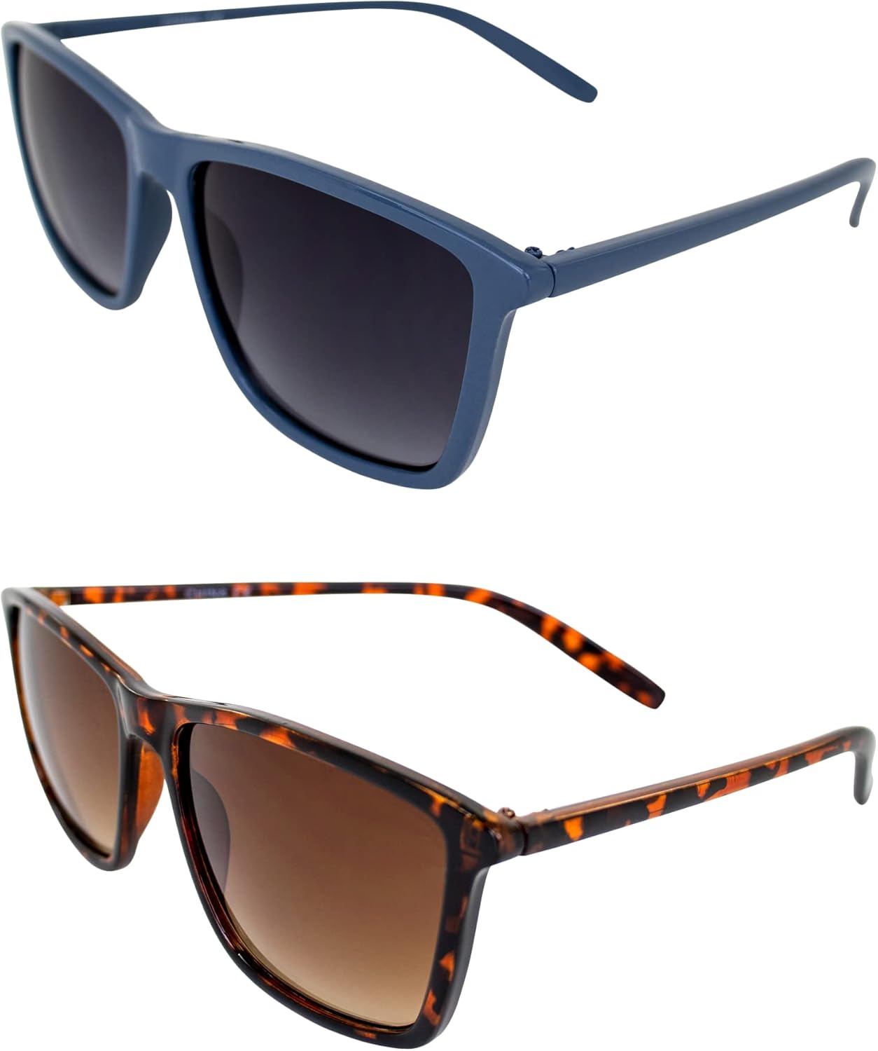 Солнцезащитные очки AlterImage Bask Fashion для мужчин и женщин, 2 пары, винтажный стиль, оправа синего и черепахового цвета, линзы дымчатого и коричневого цвета, Blue-smoke/Tortoise-brown
Солнцезащитные очки AlterImage Bask Fashion для мужчин и женщин, 2 пары, винтажный стиль, оправа синего и черепахового цвета, линзы дымчатого и коричневого цвета, Blue-smoke/Tortoise-brown