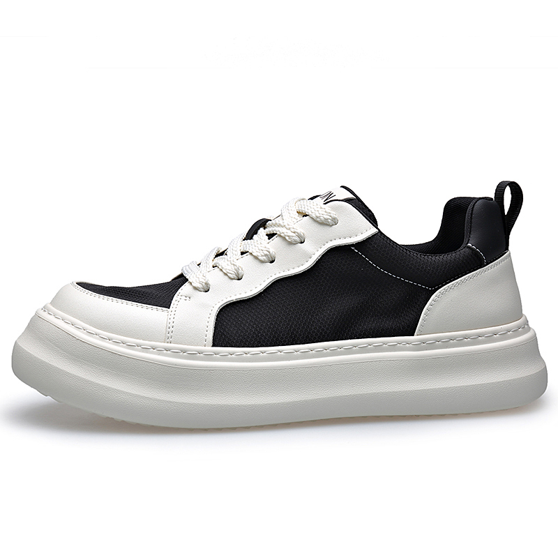 PT'SON Легкие дышащие низкие скейтерские кроссовки для мужчин с эффектом увеличения роста бело-черные, цвет White Black
PT'SON Легкие дышащие низкие скейтерские кроссовки для мужчин с эффектом увеличения роста бело-черные, цвет White Black