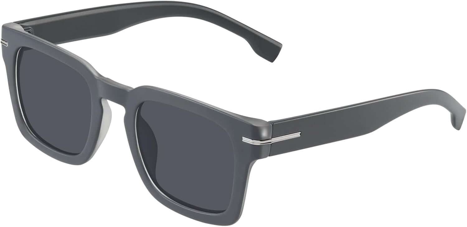 Женские солнцезащитные очки матово-черного цвета, классическая ретро-квадратная оправа, модные солнцезащитные очки с защитой от УФ-излучения Foliful, A04-matte Grey/Grey
Женские солнцезащитные очки матово-черного цвета, классическая ретро-квадратная оправа, модные солнцезащитные очки с защитой от УФ-излучения Foliful, A04-matte Grey/Grey