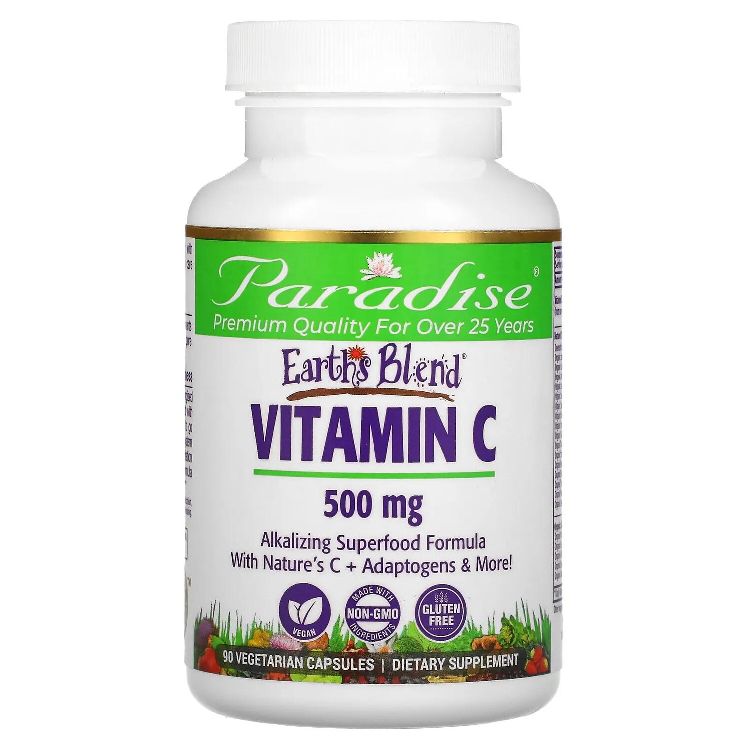 Paradise Herbs Vitamin C 90 Vegerian Capsules
Paradise Herbs Vitamin C 90 Vegerian Capsules