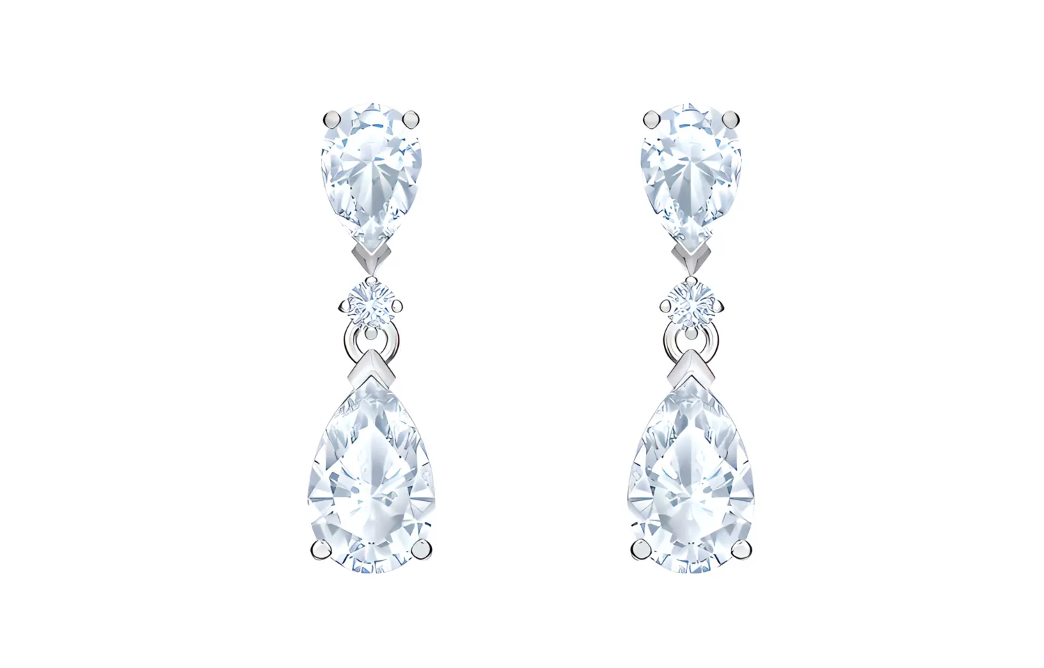 Серьги из сплава для женщин Swarovski, белый
Серьги из сплава для женщин Swarovski, белый