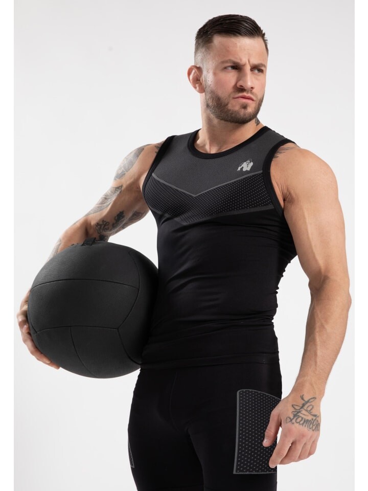 Функциональная рубашка Gorilla Wear Norton Nahtloses Tanktop – Schwarz 
Функциональная рубашка Gorilla Wear Norton Nahtloses Tanktop – Schwarz