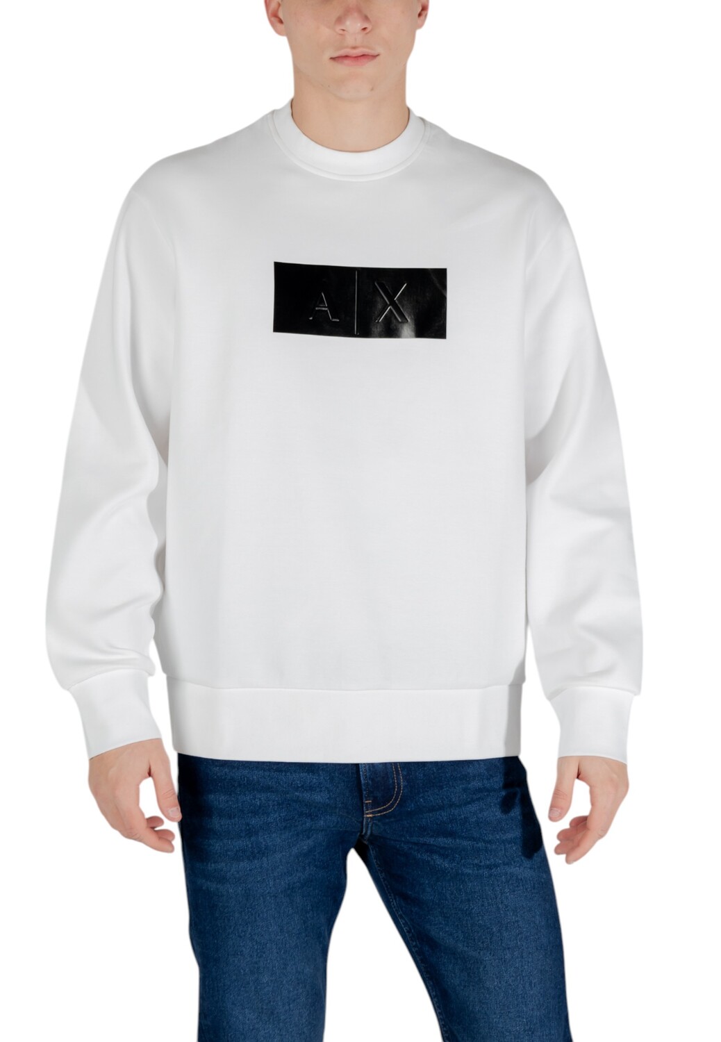 Толстовка мужская Armani Exchange с контрастным логотипом на груди, белый
Толстовка мужская Armani Exchange с контрастным логотипом на груди, белый