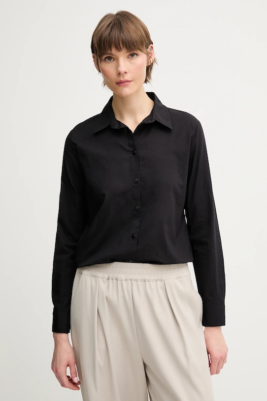 Хлопковая рубашка United Colors Of Benetton, черный
Хлопковая рубашка United Colors Of Benetton, черный