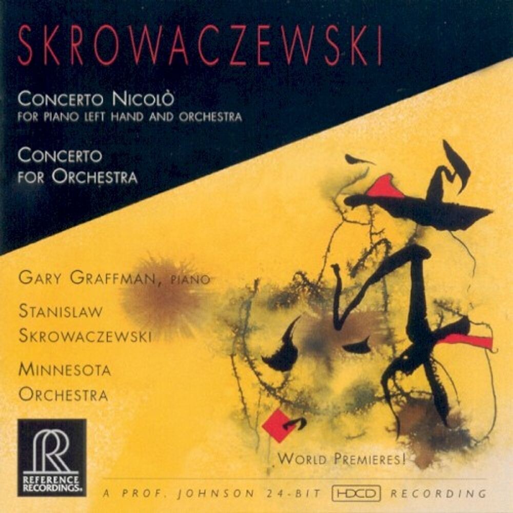 Диск CD Concerto Nicolo / Concerto For Orchestra - Stanislaw Skrowaczewski, Gary Graffman, Minnesota Orchestra
Диск CD Concerto Nicolo / Concerto For Orchestra - Stanislaw Skrowaczewski, Gary Graffman, Minnesota Orchestra
