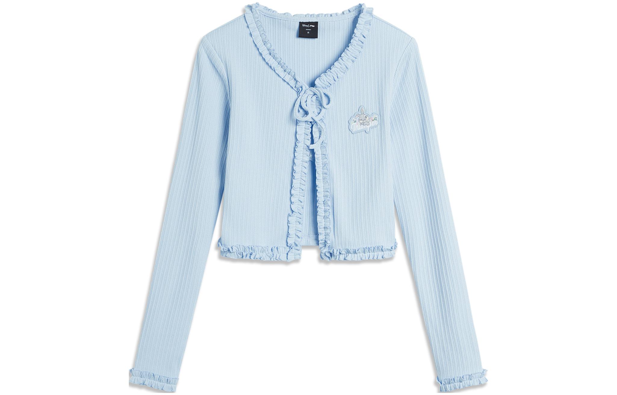 Трикотажный свитер LiNing x Disney женский облачно-голубой 
Трикотажный свитер LiNing x Disney женский облачно-голубой