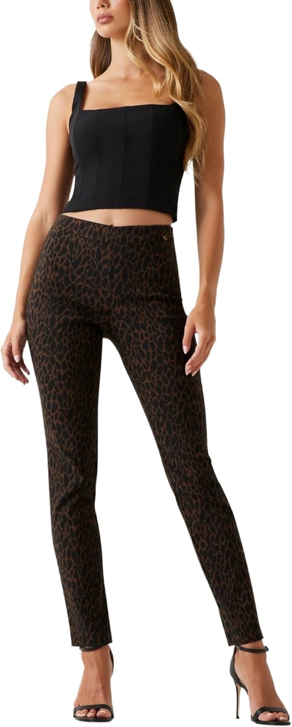 Женские эко-стрейч-штаны Creta GUESS, Leopard Winter Print
Женские эко-стрейч-штаны Creta GUESS, Leopard Winter Print