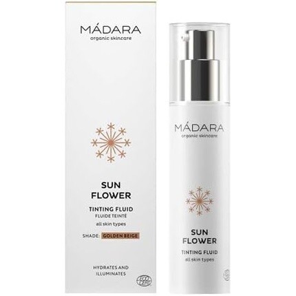 Madara Cosmetics Тонирующий флюид Sun Flower Golden Beige Mádara
Madara Cosmetics Тонирующий флюид Sun Flower Golden Beige Mádara