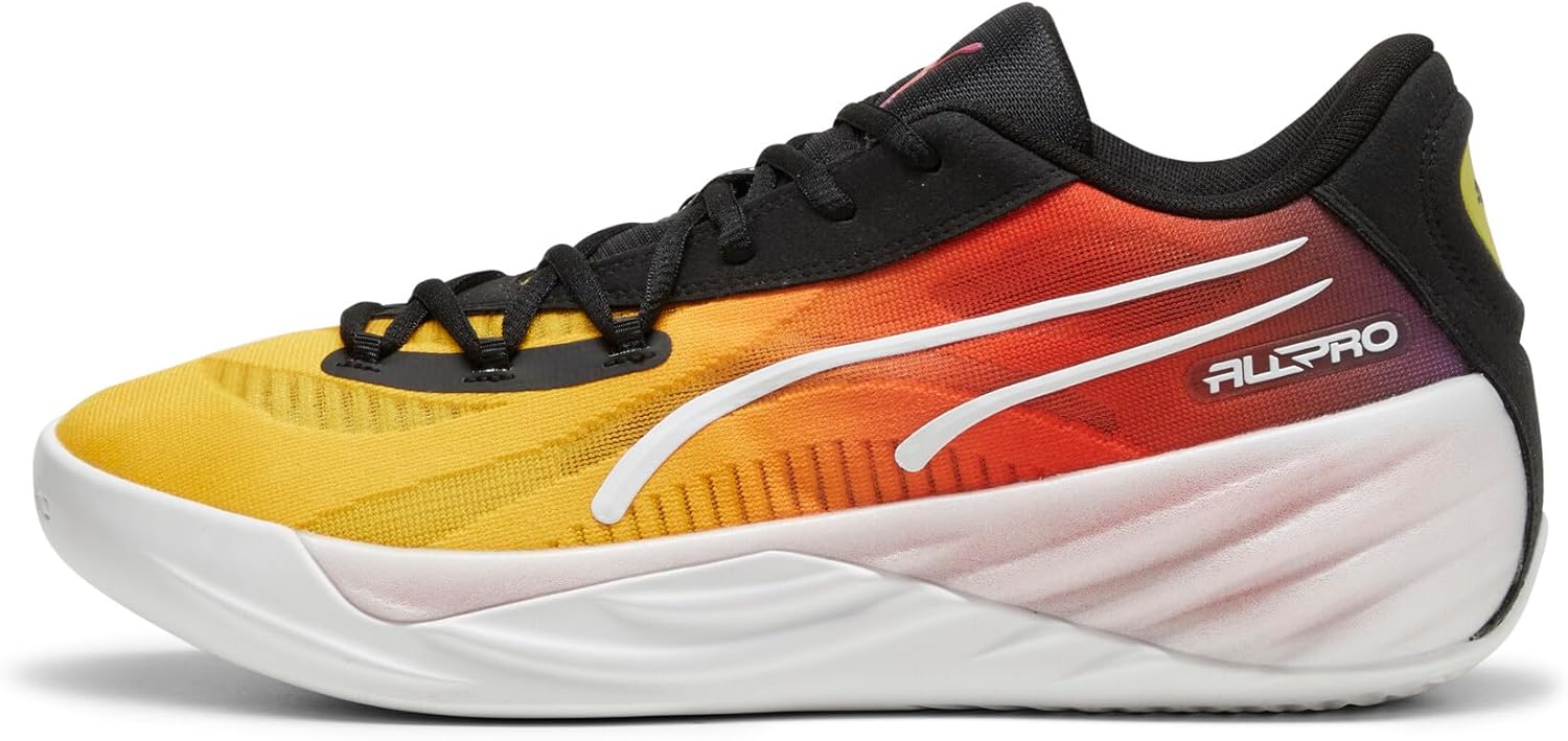 Мужские баскетбольные кроссовки PUMA All-Pro Nitro Showtime, желтый/фиолетовый
Мужские баскетбольные кроссовки PUMA All-Pro Nitro Showtime, желтый/фиолетовый