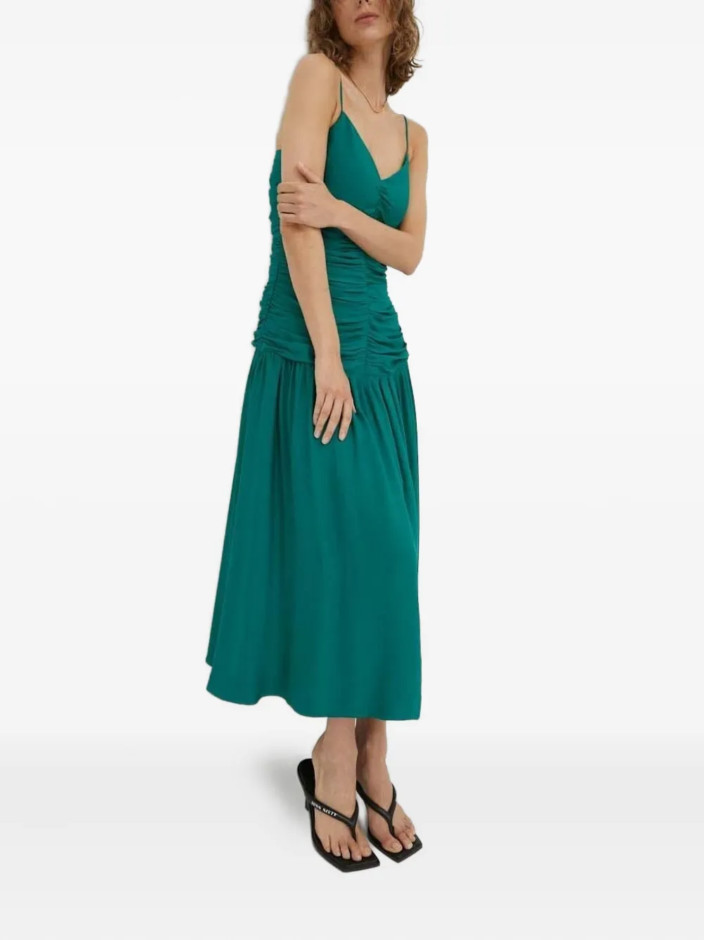 Платье миди со сборками lovechild, зеленый
Платье миди со сборками lovechild, зеленый