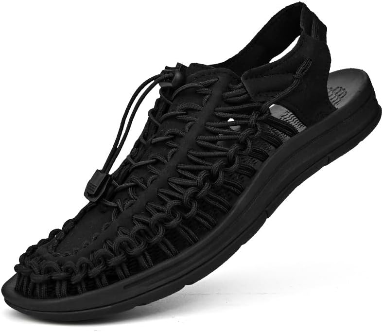 Мужские сандалии из веревки, рыбацкая обувь, мужские ручные плетеные сандалии, удобные и легкие пляжные сандалии из шнура Safecams, черный
Мужские сандалии из веревки, рыбацкая обувь, мужские ручные плетеные сандалии, удобные и легкие пляжные сандалии из шнура Safecams, черный