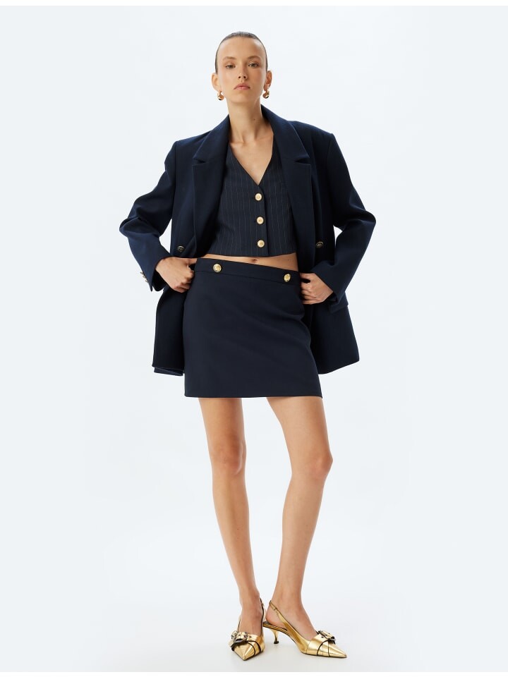 Мини-юбка KOTON, темно-синий
Мини-юбка KOTON, темно-синий