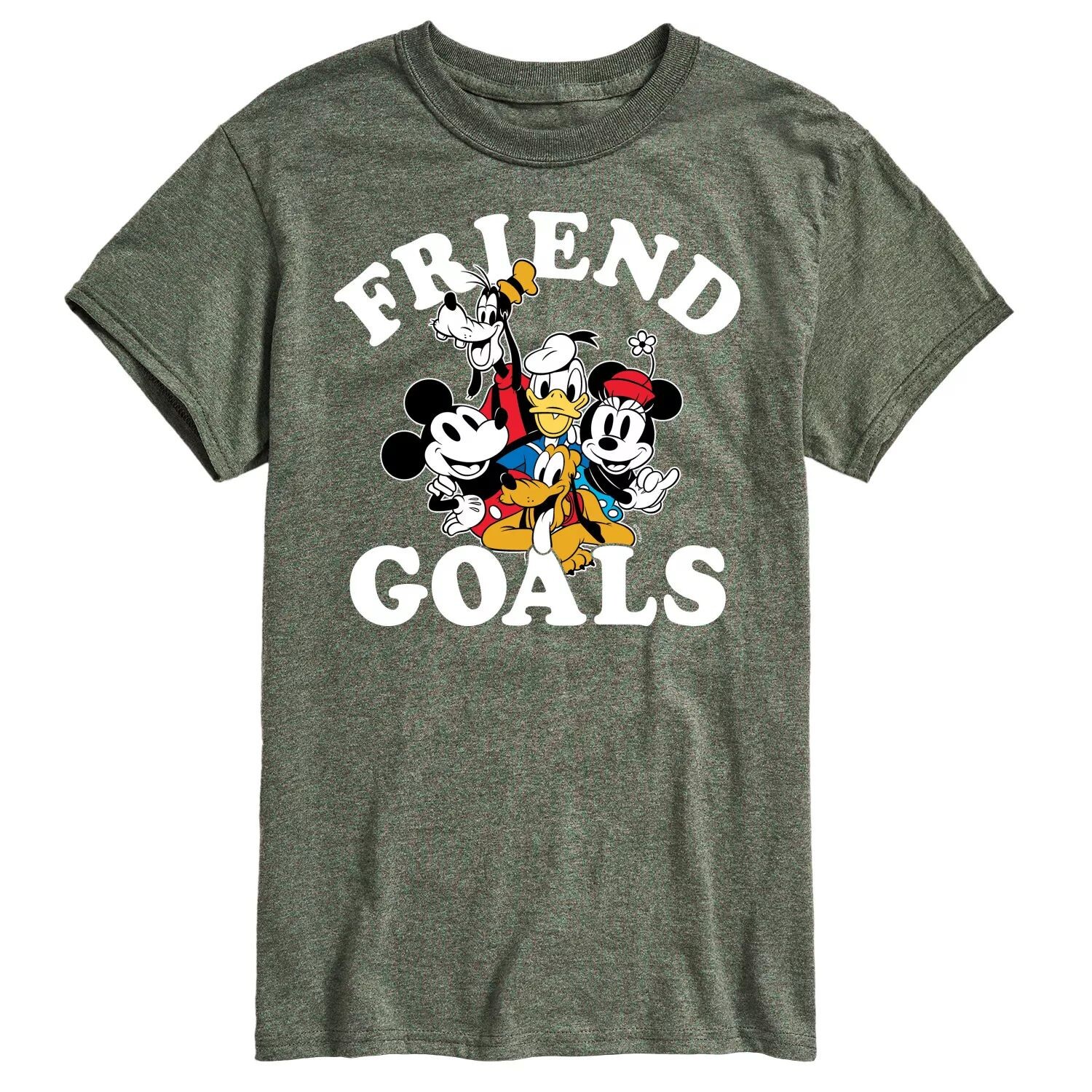 Мужская футболка Disney's Friend Goals с графическим рисунком Licensed Character 
Мужская футболка Disney's Friend Goals с графическим рисунком Licensed Character