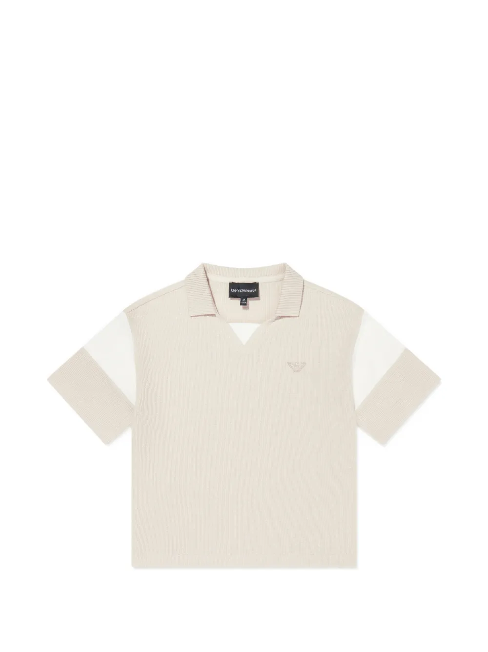 Цветной топ с вышивкой Emporio Armani Kids, бежевый
Цветной топ с вышивкой Emporio Armani Kids, бежевый