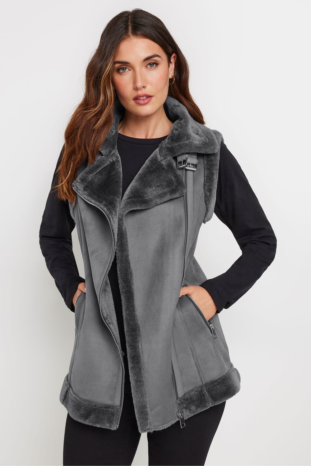 Жилет летчика Long Tall Sally, серый
Жилет летчика Long Tall Sally, серый