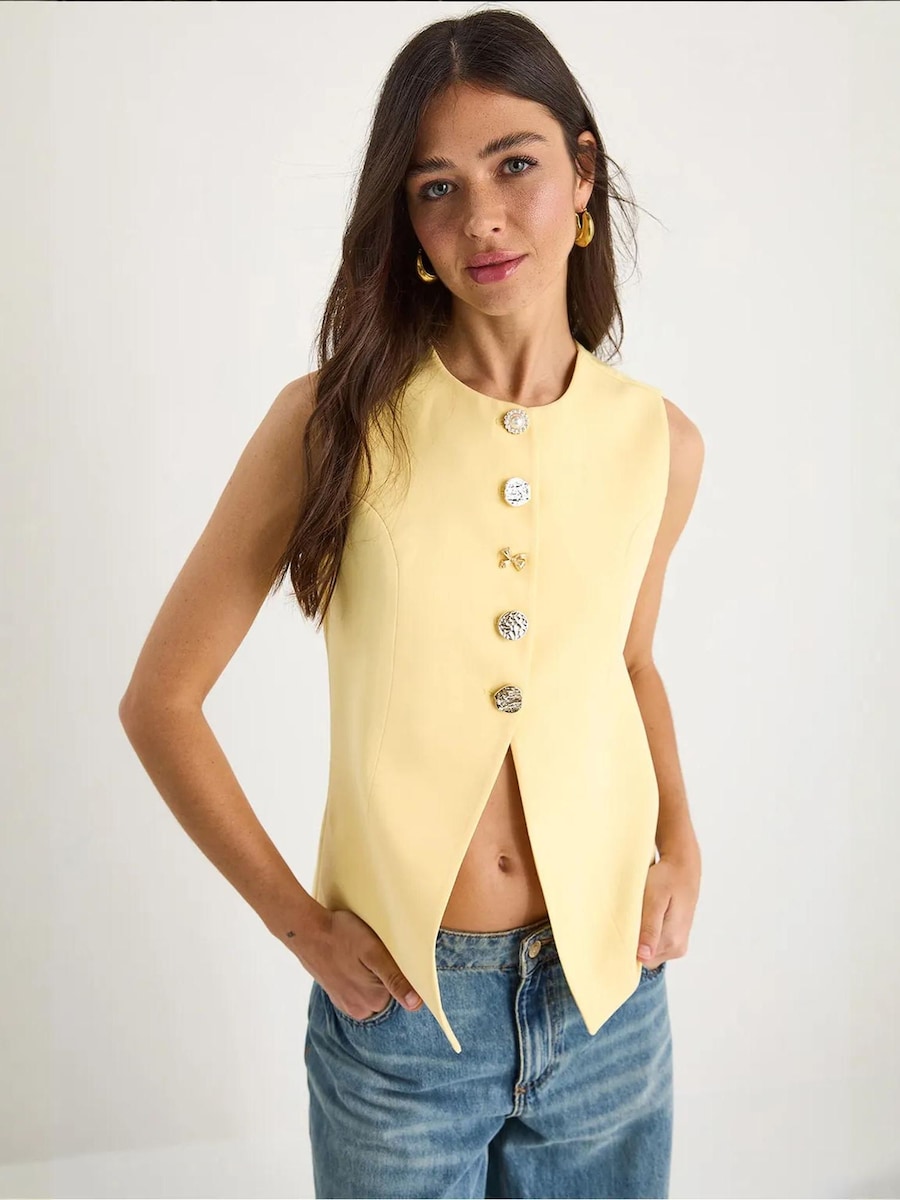 Жилет Bianco Lucci, лимонно-желтый
Жилет Bianco Lucci, лимонно-желтый