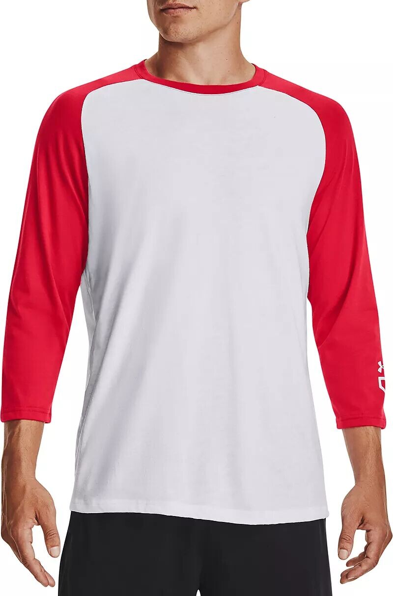 Мужская классическая футболка с рукавом 3/4 Under Armour, белый/красный
Мужская классическая футболка с рукавом 3/4 Under Armour, белый/красный