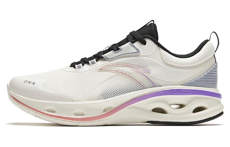 Кроссовки женские с низким верхом цвета слоновой кости/серый туман Anta