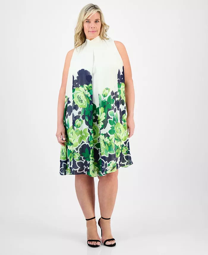 Платье размера плюс с принтом и воротником-стойкой Robbie Bee, мультиколор
Платье размера плюс с принтом и воротником-стойкой Robbie Bee, мультиколор