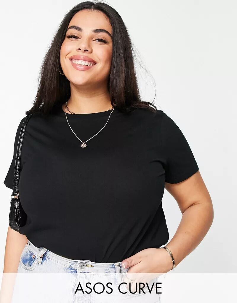 Черная футболка с круглым вырезом из смесового хлопка ASOS DESIGN Curve Ultimate - ЧЕРНАЯ, Черный, Черная футболка с круглым вырезом из смесового хлопка ASOS DESIGN Curve Ultimate - ЧЕРНАЯ
Черная футболка с круглым вырезом из смесового хлопка ASOS DESIGN Curve Ultimate - ЧЕРНАЯ, Черный, Черная футболка с круглым вырезом из смесового хлопка ASOS DESIGN Curve Ultimate - ЧЕРНАЯ
