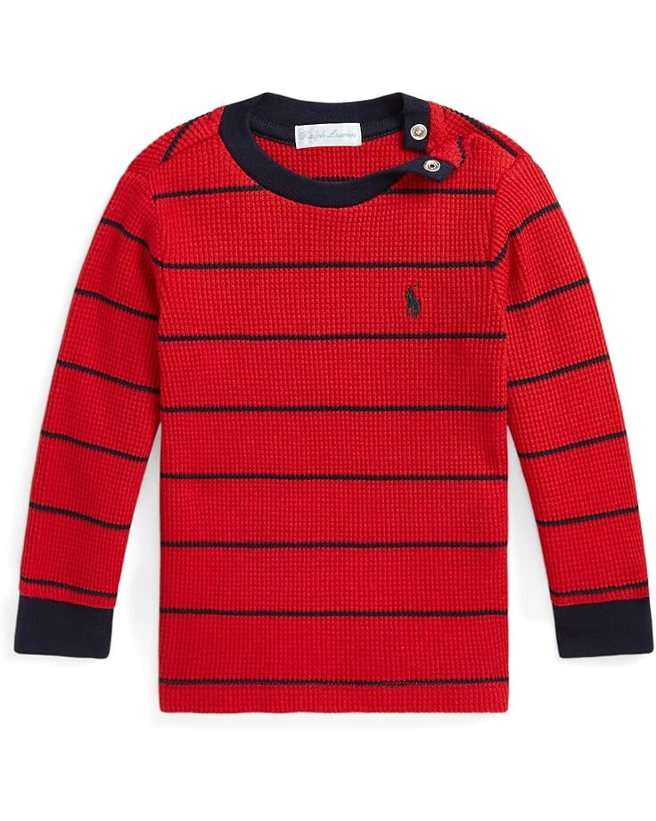 Свитер Polo Ralph Lauren Kids Striped Waffle Cotton Long Sleeve Tee, цвет Rl2000 Red/Rl Navy
Свитер Polo Ralph Lauren Kids Striped Waffle Cotton Long Sleeve Tee, цвет Rl2000 Red/Rl Navy