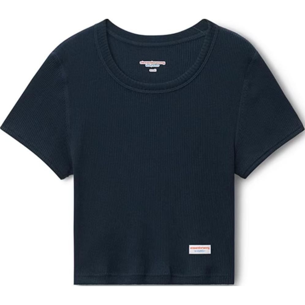 Хлопковая футболка Alexander Wang, синий
Хлопковая футболка Alexander Wang, синий