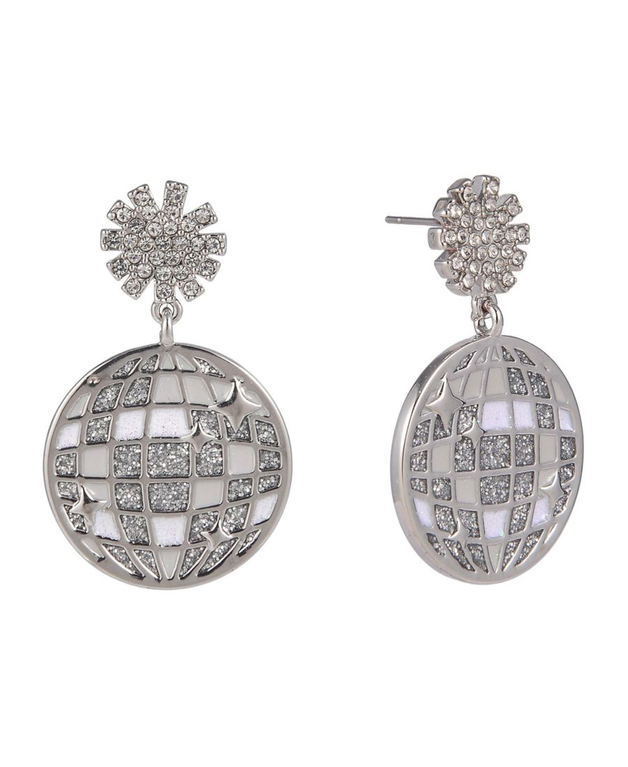 Серьги в виде диско-шара Hallmark, No Color
Серьги в виде диско-шара Hallmark, No Color