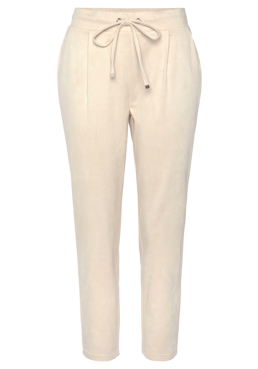 Обычные брюки LASCANA, бежевый
Обычные брюки LASCANA, бежевый