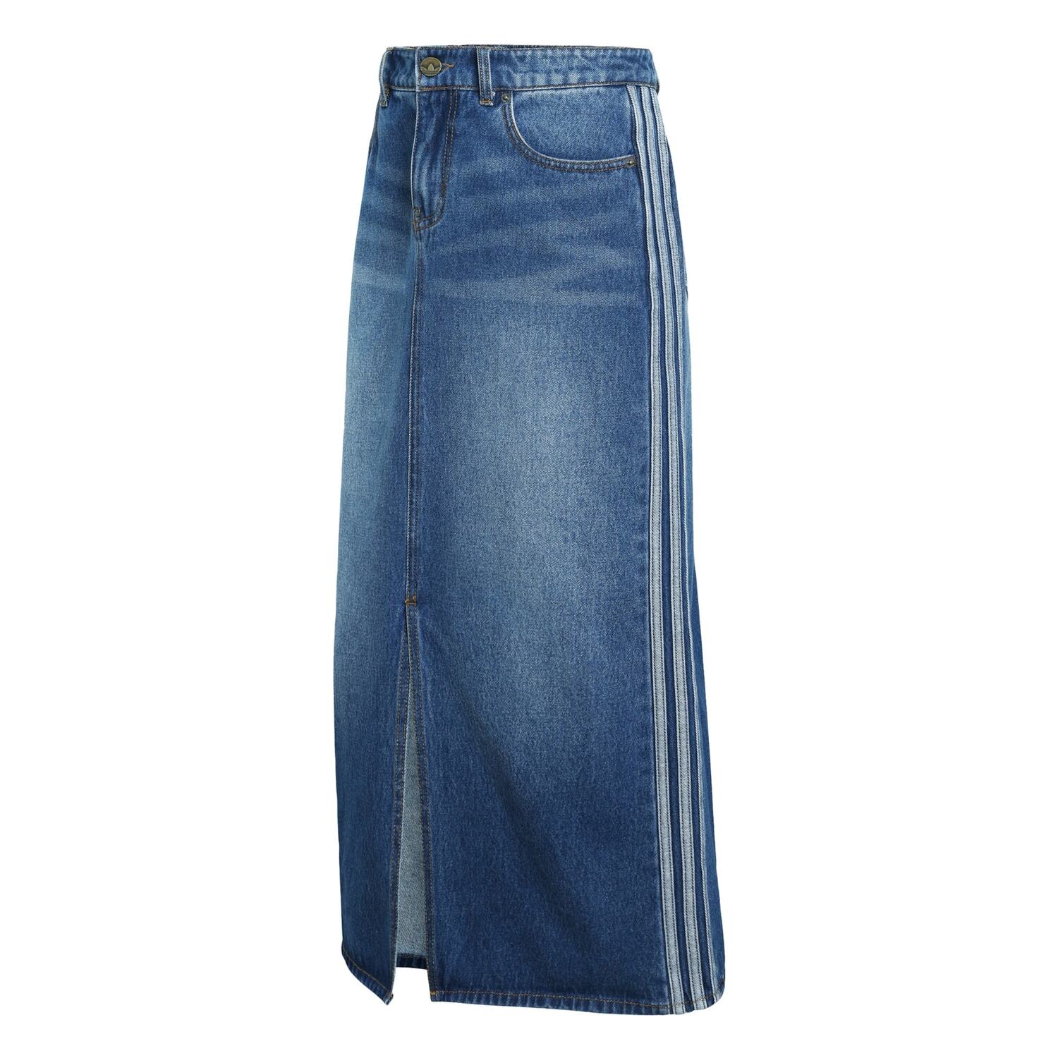 Adidas Originals Юбка в синем дениме
Adidas Originals Юбка в синем дениме