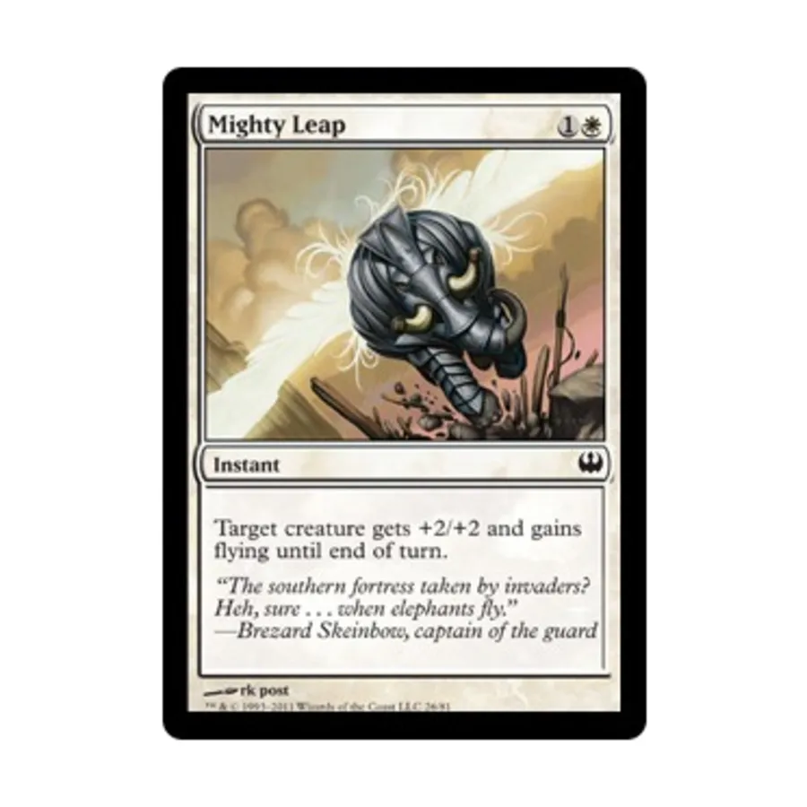 CCG Могучий прыжок (С), MTG - Duel Decks - Knights vs. Dragons
CCG Могучий прыжок (С), MTG - Duel Decks - Knights vs. Dragons