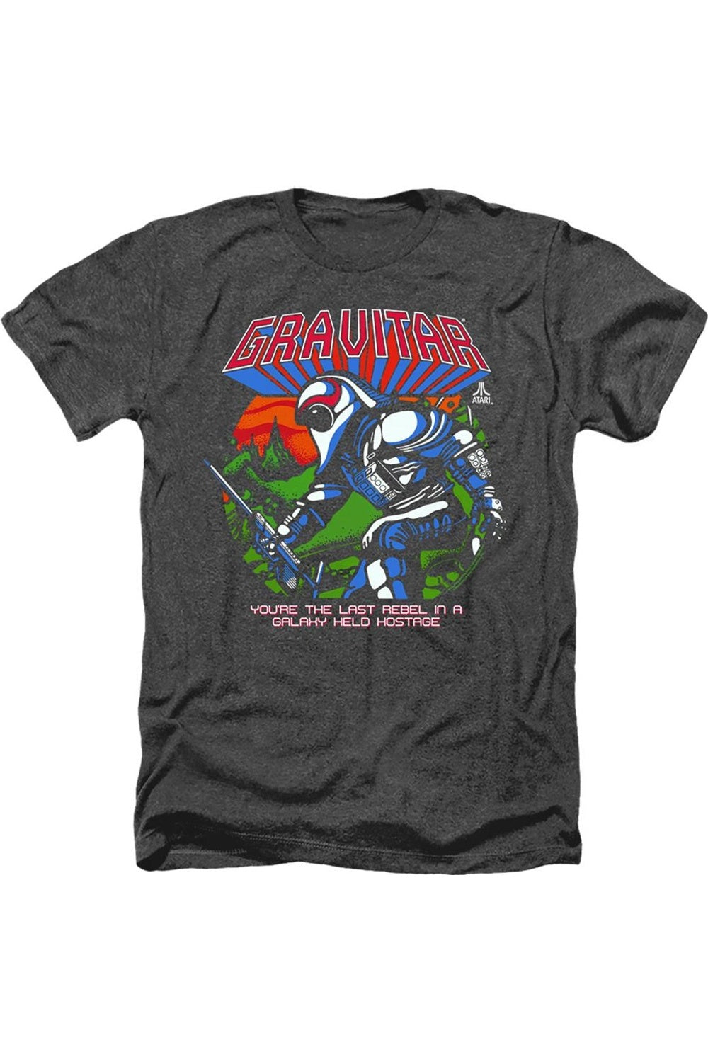 Футболка Atari Last Rebel для взрослых Heather Gildan, черный
Футболка Atari Last Rebel для взрослых Heather Gildan, черный