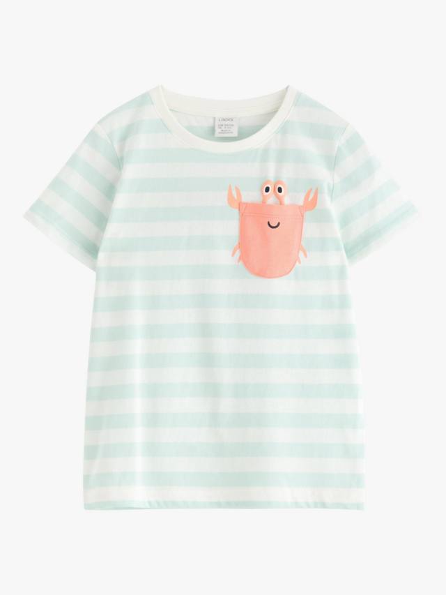 Детская футболка из чистого хлопка в полоску Lindex
Детская футболка из чистого хлопка в полоску Lindex