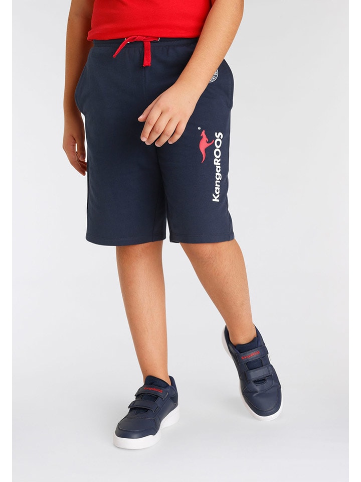 Kangaroos Темно-синие спортивные шорты-бермуды
Kangaroos Темно-синие спортивные шорты-бермуды