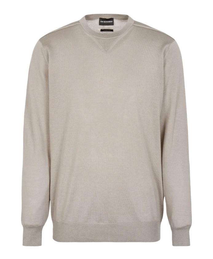 Стильная трикотажная толстовка Emporio Armani, бежевый
Стильная трикотажная толстовка Emporio Armani, бежевый