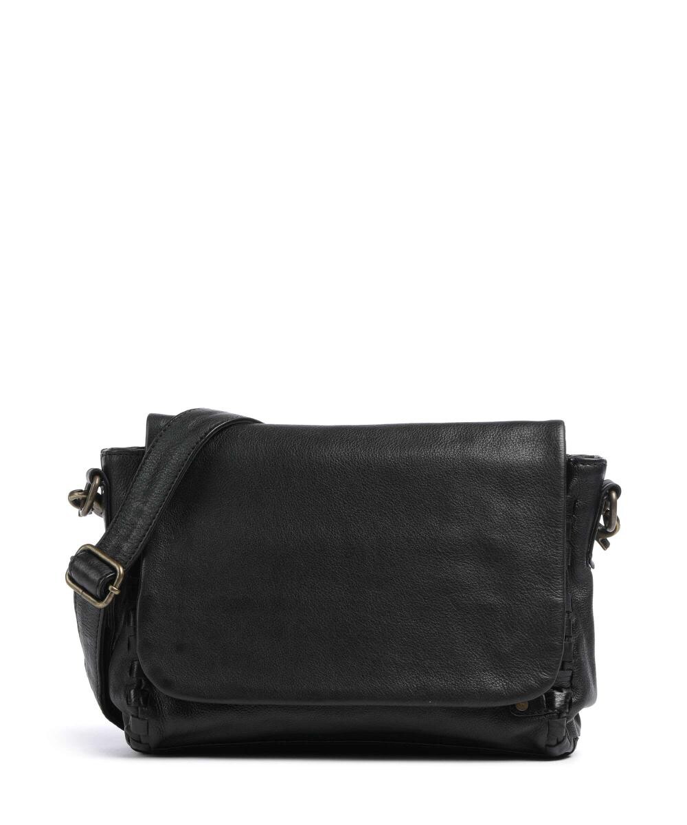 Сумка-Мессенджер из зернистой яловой кожи с вышивкой портных Depeche, черный
Сумка-Мессенджер из зернистой яловой кожи с вышивкой портных Depeche, черный