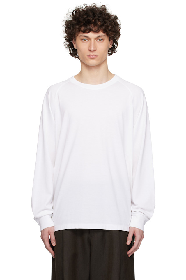 Футболка с длинным рукавом из хлопка Supima и купры Ylève, белый
Футболка с длинным рукавом из хлопка Supima и купры Ylève, белый