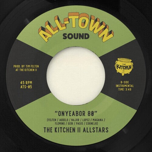 Сингл 7" Kitchen II Allstars: Bongo Grove / Onyeabor 80
Сингл 7" Kitchen II Allstars: Bongo Grove / Onyeabor 80