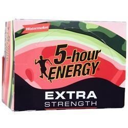 5 Hour Energy Особо крепкий. Арбуз 12 бутылок
5 Hour Energy Особо крепкий. Арбуз 12 бутылок