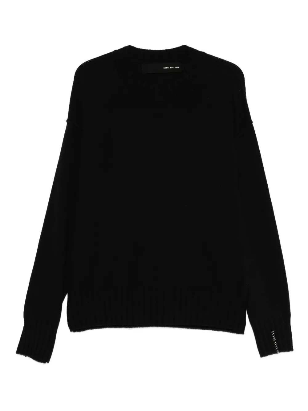 Свитер с круглым вырезом и бахромой Isabel Benenato, черный
Свитер с круглым вырезом и бахромой Isabel Benenato, черный