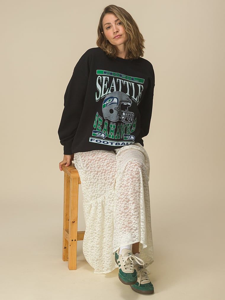 Флисовая толстовка Seahawks с шлемом Junk Food Clothing, black-seahawks
Флисовая толстовка Seahawks с шлемом Junk Food Clothing, black-seahawks