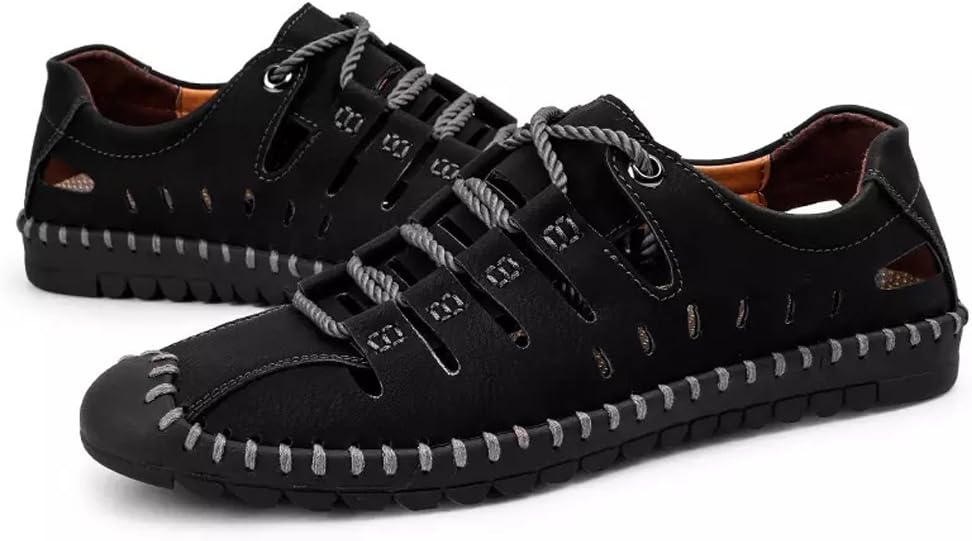 Мужские спортивные сандалии Asifn на открытом воздухе, кожаные, сандалии-рыбака, дышащие, летние повседневные туфли для прогулок, пляжа и путешествий, черный
Мужские спортивные сандалии Asifn на открытом воздухе, кожаные, сандалии-рыбака, дышащие, летние повседневные туфли для прогулок, пляжа и путешествий, черный